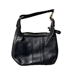 Black coach shoulder bag